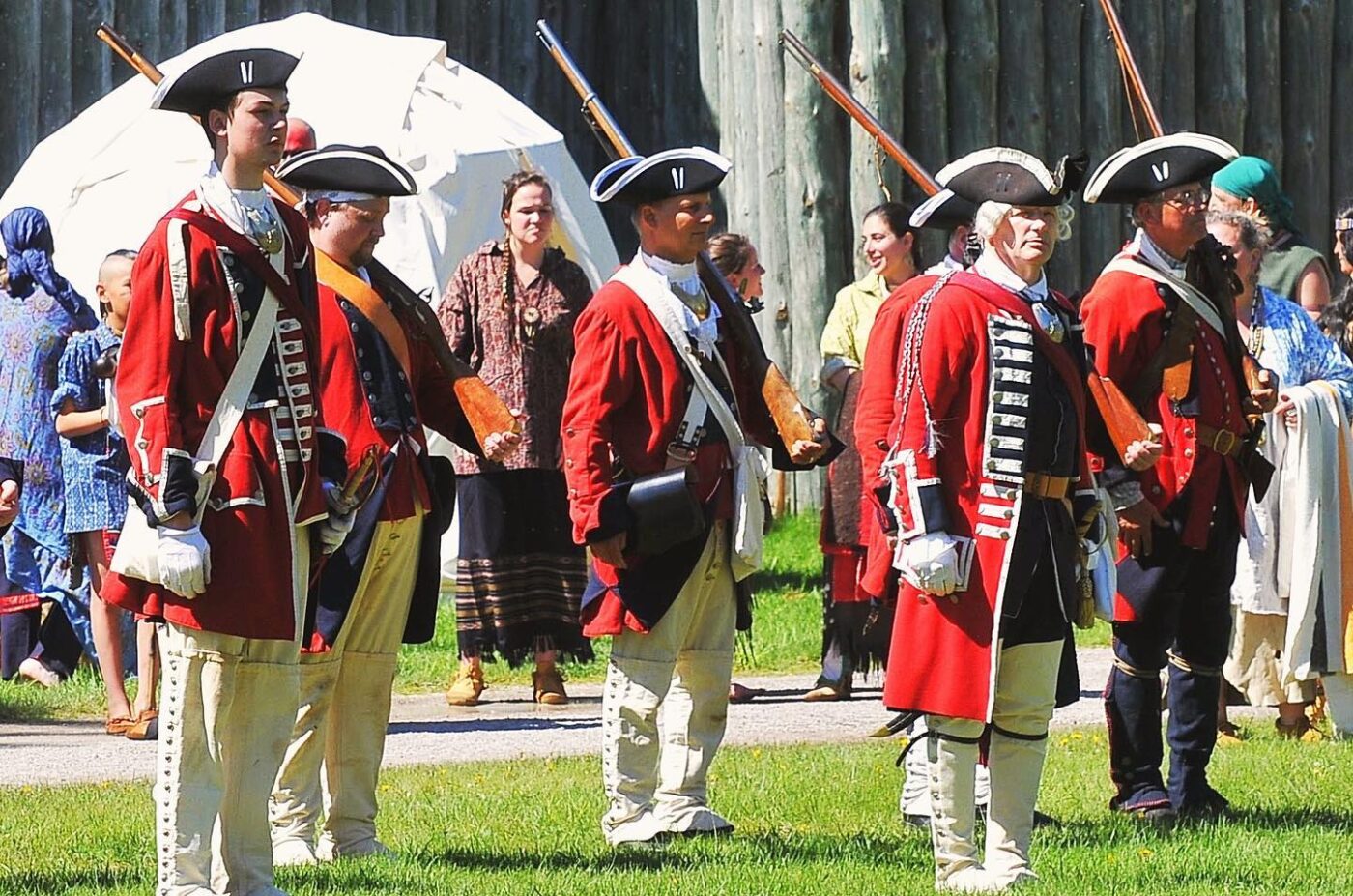 Fort Michilimackinac Historical Reenactment Pageant